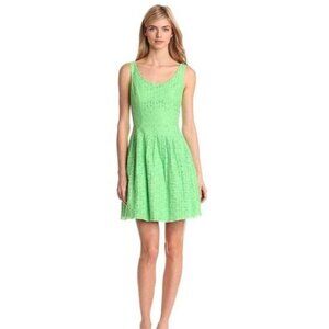 Elegant Green Lace Dress